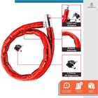 Cadeado Para Motocicleta Com Chave Tubular 1,20x24mm - Starfer