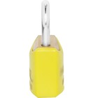 Cadeado Pequeno 20mm Haste Curta Latão Maciço Amarelo Com Cha