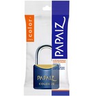 Cadeado Pequeno 20mm Haste Curta Latão Maciço Azul Com Chave