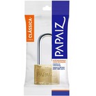 Cadeado Pequeno 30mm Haste Longa Latão Maciço Dourado Com Cha