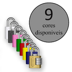 Cadeado Segredo 25mm Preto Zamac Stam