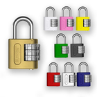 Cadeado Segredo 25mm Preto Zamac Stam