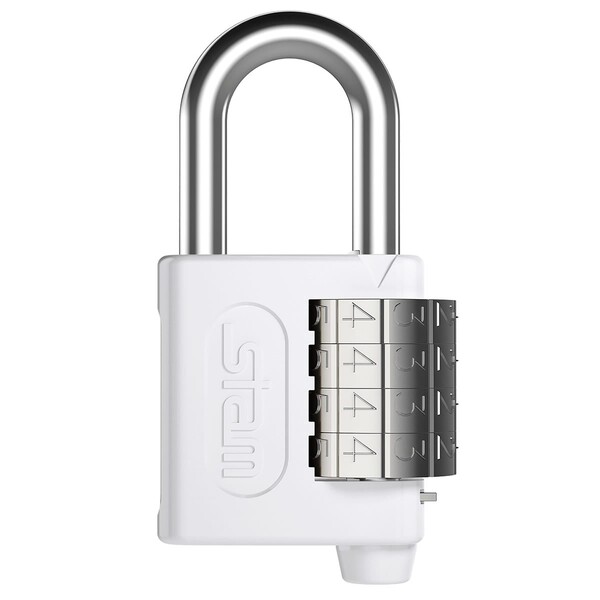 Cadeado Stam Com Segredo 40 Mm - Branco