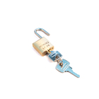 Cadeado Tradicional 20mm Haste Simples Latão Dourado 51000026 Pado