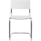 Cadeira 0319 - Móveis Carraro - Couro Branco