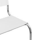 Cadeira 0319 - Móveis Carraro - Couro Branco