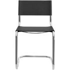 Cadeira 0319 - Móveis Carraro - Couro Preto