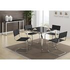 Cadeira 0319 - Móveis Carraro - Couro Preto