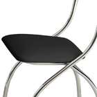 Cadeira 146 Cromada - Carraro - Preto