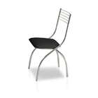 Cadeira 146 Cromada - Carraro - Preto