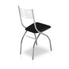 Cadeira 146 Cromada - Carraro - Preto