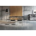 Cadeira 1712 Cromada - Móveis Carraro - Preto