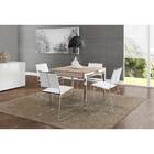 Cadeira 1714 - Carraro - Branco / Preto