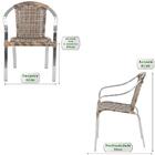 Cadeira 1un Para Area Varanda Fibra Sintetica Sala Cozinha Ja