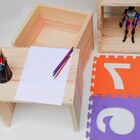 Cadeira + Mesa Cubo Infantil