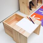 Cadeira + Mesa Cubo Infantil