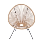 Cadeira Acapulco Estrtura Em Aço Natural - Or Design