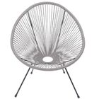 Cadeira Acapulco Estrutura Em Aço Cinza