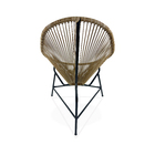 Cadeira Acapulco Externa Oficial Redonda Casa E Jardim Palha