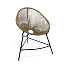 Cadeira Acapulco Externa Oficial Redonda Casa E Jardim Palha