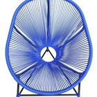 Cadeira Acapulco Poltrona Fibra Sintética - Azul Royal