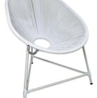 Cadeira Acapulco Poltrona Fibra Sintética - Branca