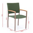 Cadeira Acelga Em Corda Náutica E Alumínio Para Área Externa