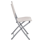 Cadeira Aço Emys 83x42x52cm Cinza Naterial