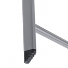 Cadeira Aço Emys 83x42x52cm Cinza Naterial