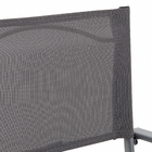 Cadeira Aço Emys 83x42x52cm Cinza Escuro  Naterial