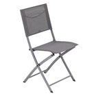 Cadeira Aço Emys 83x42x52cm Cinza Escuro Naterial