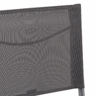 Cadeira Aço Emys 83x42x52cm Cinza Escuro Naterial