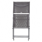 Cadeira Aço Emys 83x42x52cm Cinza Escuro Naterial