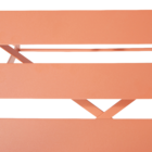 Cadeira Aço Flora II Origami Laranja 79x49x36cm Naterial