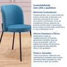 Cadeira Aço Love Cabecasa Madeiraoriginals Preto/azul