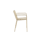 Cadeira Aço Luxa 78x56cm Dourada Naterial