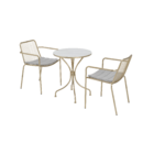 Cadeira Aço Luxa 78x56cm Dourada Naterial