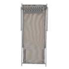 Cadeira Aço Origami 69x58x113cm Branco Naterial