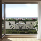 Cadeira Aço Origami Verde 84x48x42cm Naterial