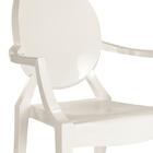 Cadeira Acrílica Sophia - Branco Off-white