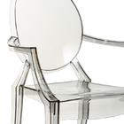 Cadeira Acrílica Sophia - Fumê