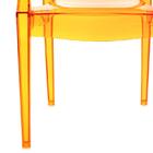 Cadeira Acrílica Sophia - Laranja Translúcido