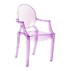 Cadeira Acrílica Sophia - Roxo Translúcido
