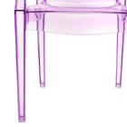 Cadeira Acrílica Sophia - Roxo Translúcido