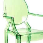 Cadeira Acrílica Sophia - Verde Translúcido