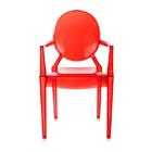 Cadeira Acrílica Sophia - Vermelho Translúcido