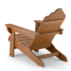 Cadeira Adirondak Madeira Plástica Arco Marrom MBS