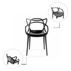 Cadeira Alegra Preta Com 6