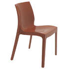 Cadeira Alice Brilho Summa Em Polipropileno Terracota Tramont