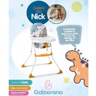 Cadeira Alimentação Bebe Alta Nick Galzerano - Dino